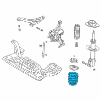 OEM 2005 Dodge Neon Front Coil Spring Diagram - 5272603AB