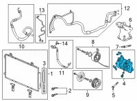 OEM 2022 Acura TLX COMPRESSOR Diagram - 38810-6S9-A01