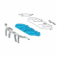 OEM 2021 Toyota RAV4 Seat Cushion Diagram - 71611-0R060