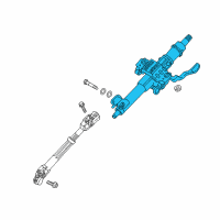 OEM 2016 Kia Optima Column Assembly-Upper Diagram - 56310D5500