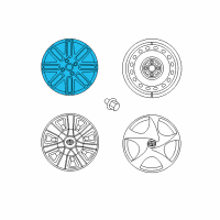 OEM 2015 Scion iQ Wheel, Alloy Diagram - PT904-74100