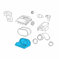 OEM 2006 Chevrolet Express 2500 Housing-Air Cleaner Lower Diagram - 25776336