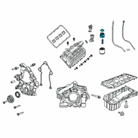 OEM 2018 Jeep Grand Cherokee Adapter-Engine Oil Filter Diagram - 68166516AG