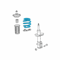 OEM Chevrolet Cruze Coil Spring Diagram - 13367032