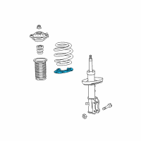 OEM 2017 Chevrolet Cruze Lower Spring Insulator Diagram - 39008492