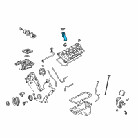 OEM 2003 Lincoln Navigator Oil Feed Tube Diagram - XL1Z-6763-AA