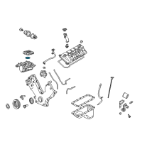 OEM Lincoln Cover Gasket Diagram - XL1Z-9439-AA