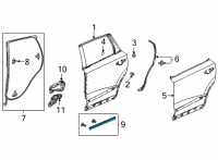 OEM 2022 Acura MDX Seal, Rear Diagram - 72827-TYA-A01