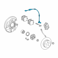 OEM 2005 Chrysler Crossfire Wiring-Wheel Speed Diagram - 5099912AA