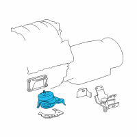 OEM Lexus GX460 Insulator Diagram - 12362-38020