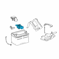 OEM 2018 Lexus LS500h Block, Terminal Diagram - 82651-50010