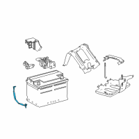 OEM Lexus LS500 Hose, Battery Diagram - 28885-70040