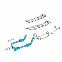 OEM Ram 3500 Converter-Exhaust Diagram - 68265738AA