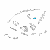 OEM 2011 Lexus ES350 Computer, Occupant Detection Diagram - 89952-0W012