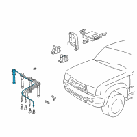 OEM 1997 Toyota 4Runner Plug Wire Diagram - 90919-15474