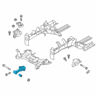 OEM 2015 Kia Forte5 Roll Rod Bracket Assembly Diagram - 219503X000