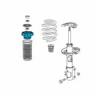 OEM 2021 Buick Encore Strut Mount Diagram - 95212727