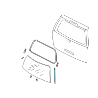 OEM Lincoln Window Lift Cylinder Diagram - 2L1Z-78406A10-BA