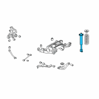 OEM 2006 Cadillac STS Shock Diagram - 19302796