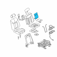 OEM 2012 Ford F-150 Seat Back Heater Diagram - AL3Z-14D696-A