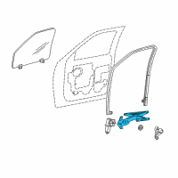 OEM Ford F-250 HD Regulator Diagram - F65Z-1523209-AB