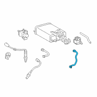 OEM 2018 Toyota Tacoma Vent Hose Diagram - 77404-04060