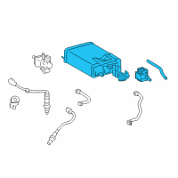 OEM 2020 Toyota Tacoma Vapor Canister Diagram - 77740-04070