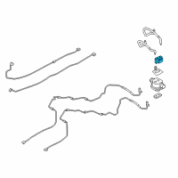 OEM 2012 BMW ActiveHybrid 5 Expansion Valve Diagram - 64-11-9-249-225