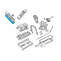 OEM 1998 Dodge Ram 3500 Gasket-Valve Cover Diagram - 53020073