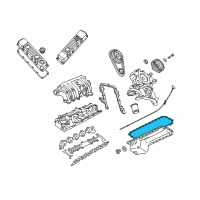 OEM Dodge Ram 3500 Gasket-Oil Pan Diagram - 53005884AB