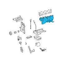 OEM Dodge Intake Manifold Diagram - 68012310AA