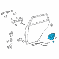 OEM 2022 Toyota Corolla Lock Assembly Diagram - 69060-33131