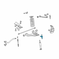 OEM 1999 Chevrolet Silverado 1500 Lower Ball Joint Diagram - 15750786