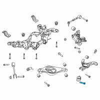 OEM 2017 Ford Explorer Mount Bushing Bolt Diagram - -W715493-S439