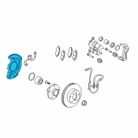 OEM 2015 Toyota Corolla Splash Shield Diagram - 47781-02210