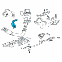 OEM Buick Envision Converter Shield Diagram - 55501898