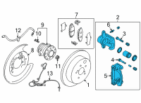 OEM Scion FR-S Caliper Assembly Diagram - SU003-10549