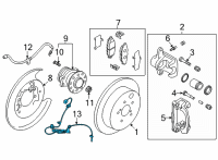 OEM Toyota GR86 ABS Sensor Diagram - SU003-08841