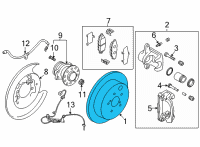 OEM 2017 Toyota 86 Rotor Diagram - SU003-10629