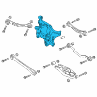 OEM Chrysler 300 Suspension Knuckle Rear Right Diagram - 68079766AB