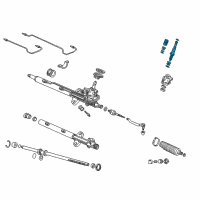 OEM 2007 Honda Pilot Valve Sub-Assy., Steering Diagram - 53641-S9V-A02