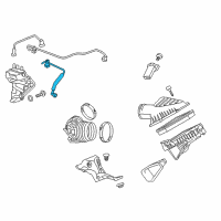 OEM Cadillac CTS TUBE ASM-INT AIR DUCT PCV Diagram - 12687313