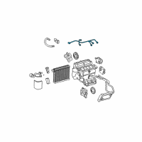 OEM Lexus GS450h Harness Assy, Air Conditioner Diagram - 82212-30022