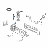 OEM 2006 Chevrolet Suburban 2500 Fuel Gauge Sending Unit Diagram - 88965441