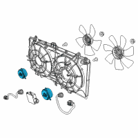 OEM 2015 Chevrolet SS Fan Motor Diagram - 92263228