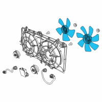 OEM Chevrolet Camaro Fan Blade Diagram - 22762584