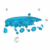 OEM 2017 Ford Transit Connect Composite Assembly Diagram - DT1Z-13008-R