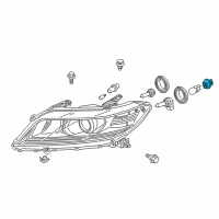 OEM 2013 Honda Odyssey Socket Diagram - 34301-TK8-A01