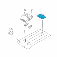 OEM Kia Lamp Assembly-Room Diagram - 928502J000J7