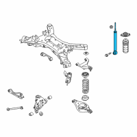 OEM Infiniti QX60 ABSORBER Assembly - Shock, Rear Diagram - E6210-3JV0B